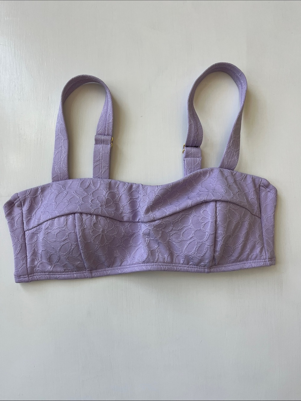 FRESHWATER Bikini Top with Adjustable Straps, Wire & Padding